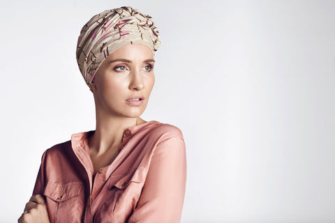 Azure Printed Turban