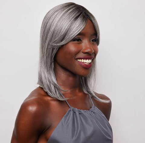 High Heat Mid Straight Topper Wig - 1036   Alexander Couture Collection