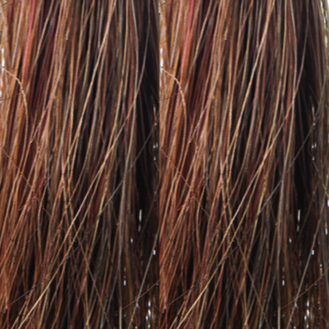 Bronzed Brown  -  This bronze based medium red is great and full of coco chocolate lowlights and hazel copper highlights. Bronzed Brown has eye catching glimmers of rosewood and autumn orange.