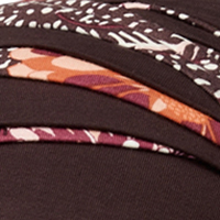 Belisa Printed Turban With Ribbons