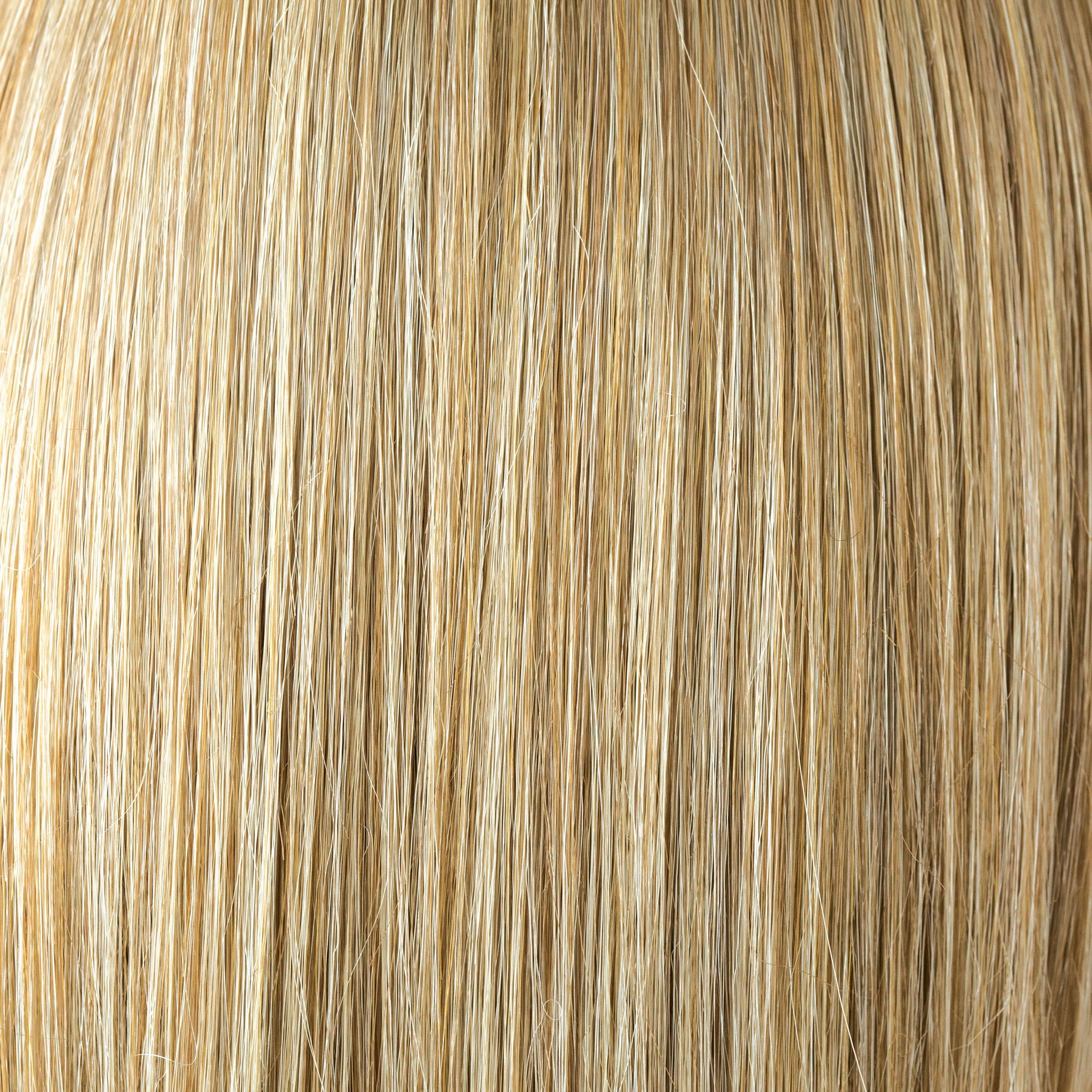 NM Spring Honey-T  -  A perfect blend of warm honey blond and cool platinum blond. Lighter face line & hair ends complete a dimensional appearance.