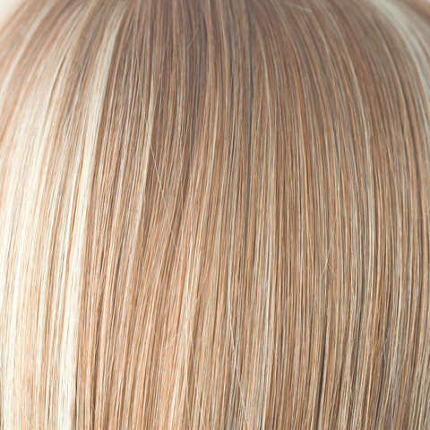 Strawberry Swirl  -  A combination of white blond highlights and rose gold. It is one of our lightest tones which has the prettiest of pinkish hues and a mix of our finest blond shades.
